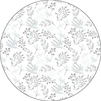 Bonateks , Runt digitalt tryckt musmatta, halkfri undersida, för kontor och hem, diameter: 22 cm Bonateks , Runt digitalt tryckt musmatta, halkfri undersida, för kontor och hem, diameter: 22 cm
