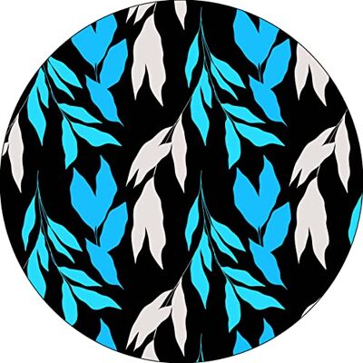 Bonateks , Runt digitalt tryckt musmatta, halkfri undersida, för kontor och hem, diameter: 22 cm Bonateks , Runt digitalt tryckt musmatta, halkfri undersida, för kontor och hem, diameter: 22 cm