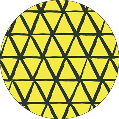 Bonateks , Runt digitalt tryckt musmatta, halkfri undersida, för kontor och hem, diameter: 22 cm Bonateks , Runt digitalt tryckt musmatta, halkfri undersida, för kontor och hem, diameter: 22 cm
