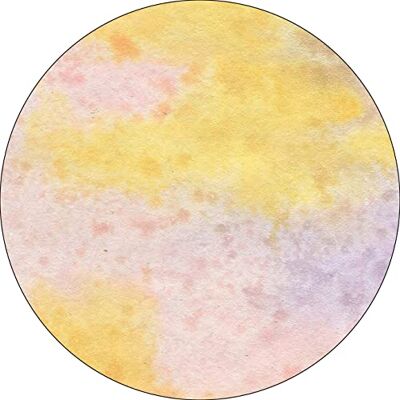 Bonateks , Runt digitalt tryckt musmatta, halkfri undersida, för kontor och hem, diameter: 22 cm Bonateks , Runt digitalt tryckt musmatta, halkfri undersida, för kontor och hem, diameter: 22 cm