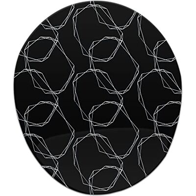 Bonamaison , Ergonomisk musmatta med handledsstöd, digital tryckt musmatta anti-senskida problem, halkfri baksida, för kontor och hem, storlek: 20 x 23 cm Bonamaison , Ergonomisk musmatta med handledsstöd, digital tryckt musmatta anti-senskida problem, halkfri baksida, för kontor och hem, storlek: 20 x 23 cm