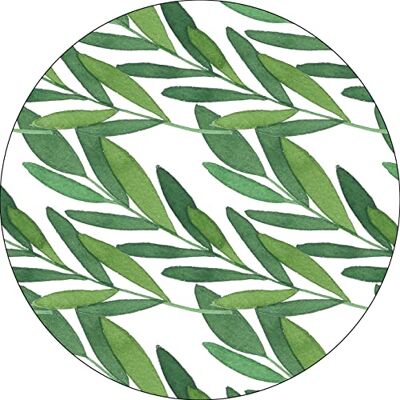 Bonateks , Runt digitalt tryckt musmatta, halkfri undersida, för kontor och hem, diameter: 22 cm Bonateks , Runt digitalt tryckt musmatta, halkfri undersida, för kontor och hem, diameter: 22 cm