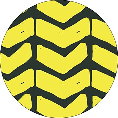 Bonateks , Runt digitalt tryckt musmatta, halkfri undersida, för kontor och hem, diameter: 22 cm Bonateks , Runt digitalt tryckt musmatta, halkfri undersida, för kontor och hem, diameter: 22 cm