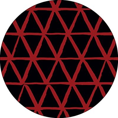 Bonateks , Runt digitalt tryckt musmatta, halkfri undersida, för kontor och hem, diameter: 22 cm Bonateks , Runt digitalt tryckt musmatta, halkfri undersida, för kontor och hem, diameter: 22 cm