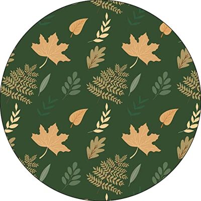 Bonateks , Runt digitalt tryckt musmatta, halkfri undersida, för kontor och hem, diameter: 22 cm Bonateks , Runt digitalt tryckt musmatta, halkfri undersida, för kontor och hem, diameter: 22 cm