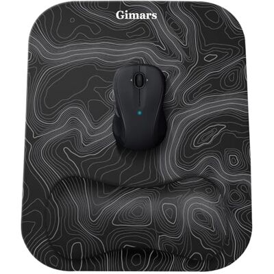 Gimars Musmatta med Gelkudde, Ergonomisk Mousepad med Handstöd, 28x21cm Vattentäta Musmattor med Gelminnesskum med Handledsstöd för Dator Bärbar Dator Kontorshem, Karta Gimars Musmatta med Gelkudde, Ergonomisk Mousepad med Handstöd, 28x21cm Vattentäta Musmattor med Gelminnesskum med Handledsstöd för Dator Bärbar Dator Kontorshem, Karta