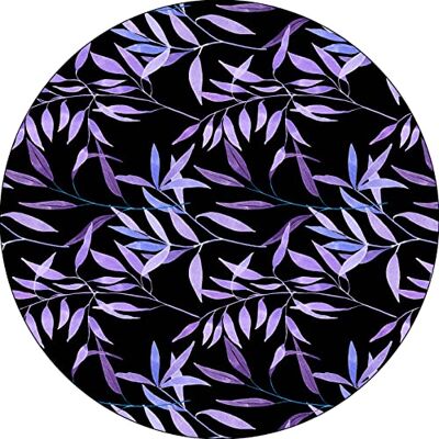 Bonateks , Runt digitalt tryckt musmatta, halkfri undersida, för kontor och hem, diameter: 22 cm Bonateks , Runt digitalt tryckt musmatta, halkfri undersida, för kontor och hem, diameter: 22 cm