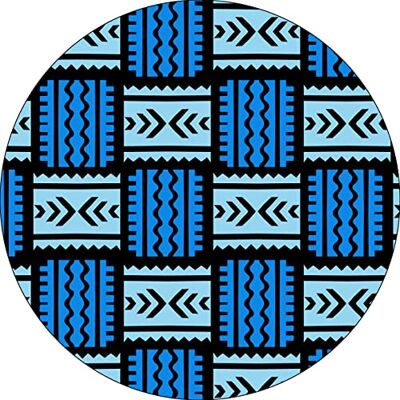 Bonateks , Runt digitalt tryckt musmatta, halkfri undersida, för kontor och hem, diameter: 22 cm Bonateks , Runt digitalt tryckt musmatta, halkfri undersida, för kontor och hem, diameter: 22 cm