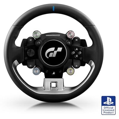 Thrustmaster GT Wheel Add-On: 28 cm racingratt i läder med 4 vridreglage & dubbla ministicks – Officiell Gran Turismo-ratt för PlayStation 5, PS4 och Windows Thrustmaster GT Wheel Add-On: 28 cm racingratt i läder med 4 vridreglage & dubbla ministicks – Officiell Gran Turismo-ratt för PlayStation 5, PS4 och Windows