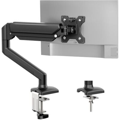 GRIFEMA GB2003-1 Enkel monitorarm skrivbordsfäste för 13 tum till 32 tum skärm, gasfjäder enkel monitorstativ, vikt 2-9 kg, höjdjusterbar VESA 75 och 100 mm GRIFEMA GB2003-1 Enkel monitorarm skrivbordsfäste för 13 tum till 32 tum skärm, gasfjäder enkel monitorstativ, vikt 2-9 kg, höjdjusterbar VESA 75 och 100 mm