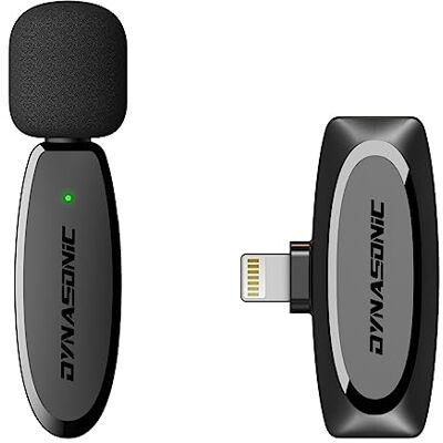 DYNASONIC DM-Pro 01 - Trådlös mikrofon för iPhone DYNASONIC DM-Pro 01 - Trådlös mikrofon för iPhone