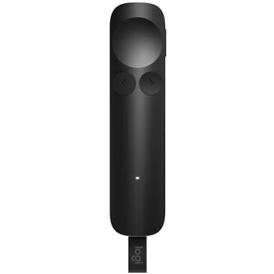 Logitech Spotlight 2 presentationsfjärrkontroll (Svart) Trådlös klickfjärrkontroll med haptik, anpassningsbara åtgärder, laserpekare, snabbladdning, bluetooth, USB-C Logitech Spotlight 2 presentationsfjärrkontroll (Svart) Trådlös klickfjärrkontroll med haptik, anpassningsbara åtgärder, laserpekare, snabbladdning, bluetooth, USB-C