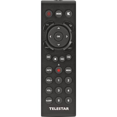 Telestar Original fjärrkontroll – ersättningsfjärrkontroll (lämplig för TOP-serien och många andra enheter) Telestar Original fjärrkontroll – ersättningsfjärrkontroll (lämplig för TOP-serien och många andra enheter)
