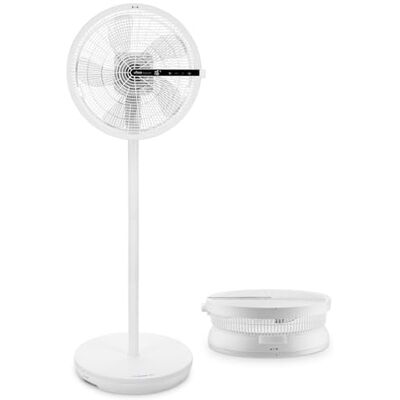 Ufesa Nagasaki Ultratyst 28 W golvfläkt LED-pekskärm, borstlös motor, kompakt och hopfällbar, 12 hastigheter, 3 lägen, 90º svängning, justerbar höjd, fjärrkontroll Ufesa Nagasaki Ultratyst 28 W golvfläkt LED-pekskärm, borstlös motor, kompakt och hopfällbar, 12 hastigheter, 3 lägen, 90º svängning, justerbar höjd, fjärrkontroll