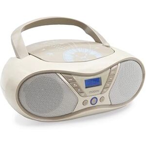 Mooov CD-spelare - FM-radio - USB-port - Mjuk grå färg Mooov CD-spelare - FM-radio - USB-port - Mjuk grå färg