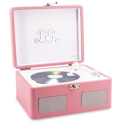 Liscianigiochi Lisciani BARBIE Bärbar CD-spelare för tonårsflickor från 12 år Retro fonografdesign konstläderfodral ingår USB-port telefonanslutning högtalare rytmkänsla Liscianigiochi Lisciani BARBIE Bärbar CD-spelare för tonårsflickor från 12 år Retro fonografdesign konstläderfodral ingår USB-port telefonanslutning högtalare rytmkänsla