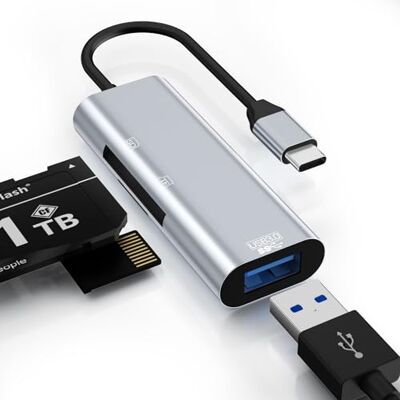 NEUTYPECHIC 3-i-1 SD-kortläsare, kortläsare PVC mjuk tråd, SD-kortläsare bra värmeavledningsprestanda, SD-kortadapter kompatibel med Android, Windows, iOS och Linux-system NEUTYPECHIC 3-i-1 SD-kortläsare, kortläsare PVC mjuk tråd, SD-kortläsare bra värmeavledningsprestanda, SD-kortadapter kompatibel med Android, Windows, iOS och Linux-system