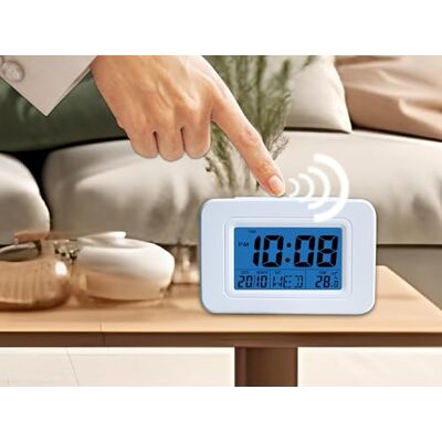 STAB HIGH TECH PARTS Mors dagspresent digital väckarklocka med röstfunktion RTALK3 tiden nära till röst perfekt för äldre, synskadade timme/minut/temperaturmeddelande på svenska 12/24 timmars läge STAB HIGH TECH PARTS Mors dagspresent digital väckarklocka med röstfunktion RTALK3 tiden nära till röst perfekt för äldre, synskadade timme/minut/temperaturmeddelande på svenska 12/24 timmars läge