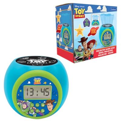 Lexibook , Toy Story, Väckarklocka med projektor, RL977TSLXB Takprojektion, timer, LCD-skärm, snooze, batteridriven Lexibook , Toy Story, Väckarklocka med projektor, RL977TSLXB Takprojektion, timer, LCD-skärm, snooze, batteridriven