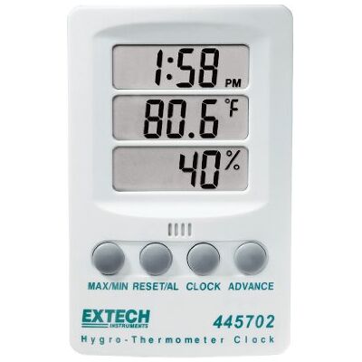 Extech 445702 Termometer och Hygrometer - Vit Extech 445702 Termometer och Hygrometer - Vit