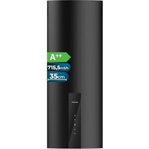 Cecotec Rund väggklocka, 35 cm Bolero Flux DRT 358000 svart A++. Svart finish, sug 715 m³/h, 2 hastigheter + boosterfunktion, kolfilter, klass A++, pekkontroll Cecotec Rund väggklocka, 35 cm Bolero Flux DRT 358000 svart A++. Svart finish, sug 715 m³/h, 2 hastigheter + boosterfunktion, kolfilter, klass A++, pekkontroll