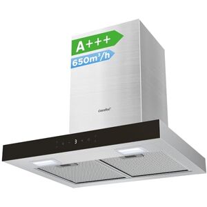 COMFEE' CHW 7,6M77A3 A+++ köksfläkt 60 cm cirkulation/frånluft, fläktar med 650 m³/h stark sugkraft, 4 hastigheter, beröringskontroll och gestkontroll, vägghuva med aktivt kolfilter COMFEE' CHW 7,6M77A3 A+++ köksfläkt 60 cm cirkulation/frånluft, fläktar med 650 m³/h stark sugkraft, 4 hastigheter, beröringskontroll och gestkontroll, vägghuva med aktivt kolfilter