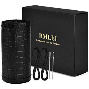 BMLEI Universellt rattskydd med äkta läder och halkfri design, mjuk stoppning, kraftig BMLEI Universellt rattskydd med äkta läder och halkfri design, mjuk stoppning, kraftig