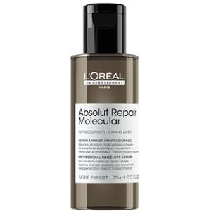 L'Oréal Professionnel Paris L'Oréal Professionnel Serum för strukturskadat hår, för molekylär djupreparation, med 2% peptidbonder och 5 aminosyror, seriexpert, absolut reparation, molecular näs-off serum, 75 ml L'Oréal Professionnel Paris L'Oréal Professionnel Serum för strukturskadat hår, för molekylär djupreparation, med 2% peptidbonder och 5 aminosyror, seriexpert, absolut reparation, molecular näs-off serum, 75 ml
