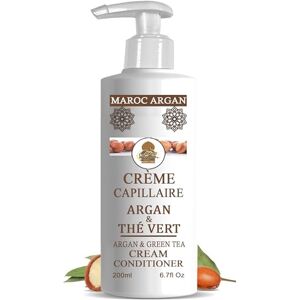 Maroc Argan Hårkräm med arganolja och grönt te närande vård utan sköljning torrt, skadat eller tråkigt hår återfuktning, glans och naturlig mjukhet 150 ml Maroc Argan Hårkräm med arganolja och grönt te närande vård utan sköljning torrt, skadat eller tråkigt hår återfuktning, glans och naturlig mjukhet 150 ml
