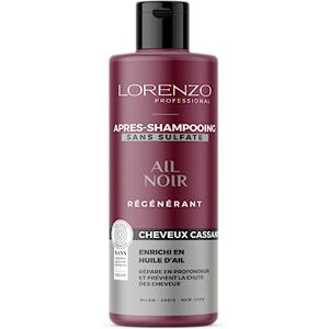 LORENZO PROFESSIONAL Sulfatfritt balsam med svart vitlök (sprött hår) 500 ml LORENZO PROFESSIONAL Sulfatfritt balsam med svart vitlök (sprött hår) 500 ml