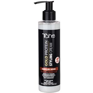 Tahe Gold Protein utan sköljning stylingkräm för torrt hår, ljusstyrka och mjukhet, 200 ml Tahe Gold Protein utan sköljning stylingkräm för torrt hår, ljusstyrka och mjukhet, 200 ml