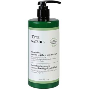 Tahe Nature Hårmask för färgat hår med naturliga polyfenoler, pelargon, kokosnöts- och arganoljor (750 ml) Tahe Nature Hårmask för färgat hår med naturliga polyfenoler, pelargon, kokosnöts- och arganoljor (750 ml)