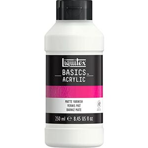 Liquitex 8870303 Basics Akrylfärg matt fernissa för akrylfärger, skyddar mot UV-strålning, damm och smuts, åldringsbeständig, ger en matt yta i arkivkvalitet – 250 ml flaska Liquitex 8870303 Basics Akrylfärg matt fernissa för akrylfärger, skyddar mot UV-strålning, damm och smuts, åldringsbeständig, ger en matt yta i arkivkvalitet – 250 ml flaska