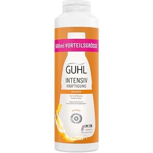 Guhl Intensiv stärkande schampo – innehåll: 500 ml – fördelaktig storlek – med stärkande öl – synligt fylligare, mer greppvänligt hår Guhl Intensiv stärkande schampo – innehåll: 500 ml – fördelaktig storlek – med stärkande öl – synligt fylligare, mer greppvänligt hår