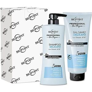 BIOPOINT Professional Hair Program 2-stegs 2-stegs svag tvättsats innehåller schampo 400 ml + 350ml balsam, återfuktar och ger näring åt håret på bara 2 minuters läggning BIOPOINT Professional Hair Program 2-stegs 2-stegs svag tvättsats innehåller schampo 400 ml + 350ml balsam, återfuktar och ger näring åt håret på bara 2 minuters läggning