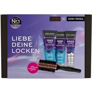 John Frieda x Varis Frizz Ease Drömlockar Värde Set – Innehåll: Schampo, 250 ml/Balsam, 250 ml/Definierande lockkräm, 150 ml/Varis Boar Brush hårborste – inspirerad av stylister John Frieda x Varis Frizz Ease Drömlockar Värde Set – Innehåll: Schampo, 250 ml/Balsam, 250 ml/Definierande lockkräm, 150 ml/Varis Boar Brush hårborste – inspirerad av stylister