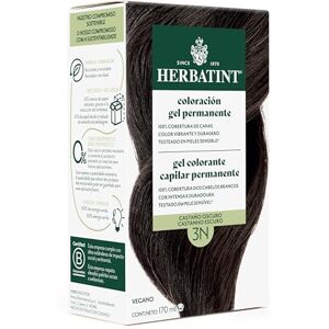 Herbatint 3N mörkbrun permanent hårfärg 170 ml, ammoniakfri, 100% täckning av grått hår, dermatologiskt testad, med 8 naturliga extrakt Herbatint 3N mörkbrun permanent hårfärg 170 ml, ammoniakfri, 100% täckning av grått hår, dermatologiskt testad, med 8 naturliga extrakt