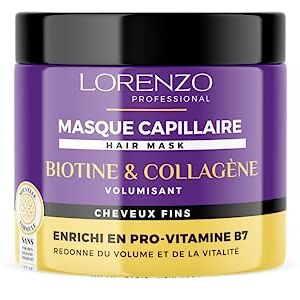 LORENZO PROFESSIONAL Biotin & Collagen Hair Mask (Fint hår) 500 ml LORENZO PROFESSIONAL Biotin & Collagen Hair Mask (Fint hår) 500 ml