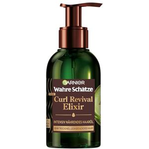 Garnier True Treasures Curl Revival Elixir Intensiv närande hårolja med avokadoolja och sheasmör, 120 ml Garnier True Treasures Curl Revival Elixir Intensiv närande hårolja med avokadoolja och sheasmör, 120 ml