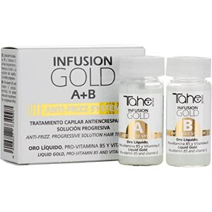 Tahe Anti-frizz-infusion A B guld-hårbehandling 2 delar, 20 ml Tahe Anti-frizz-infusion A B guld-hårbehandling 2 delar, 20 ml