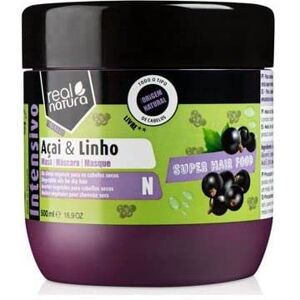 Real Natura Super Hårmat Açaí och linfrö - Hårmasker Real Natura Super Hårmat Açaí och linfrö - Hårmasker
