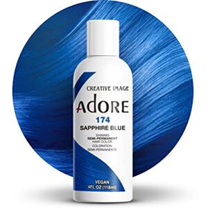 Adore Shining Semi Permanent hårfärg safirblå (174), 118 ml Adore Shining Semi Permanent hårfärg safirblå (174), 118 ml