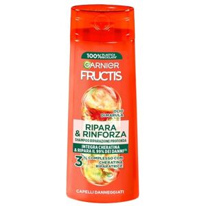 Garnier Fructis Multipack schampo reparerar och stärker, för skadat hår, djupreparation, för starkare hår, med marulaolja och keratin reparation, Keratin Filler, 6-pack Garnier Fructis Multipack schampo reparerar och stärker, för skadat hår, djupreparation, för starkare hår, med marulaolja och keratin reparation, Keratin Filler, 6-pack