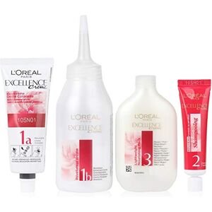 L'Oreal Paris Triple Care Permanent hårfärg täcker 100% vitt hår excellence kräm nyans: Mörkblond (6) L'Oreal Paris Triple Care Permanent hårfärg täcker 100% vitt hår excellence kräm nyans: Mörkblond (6)