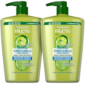 Garnier Fructis Shampoo-paket med styrka och glans för normalt hår, 2 x 1 liter Garnier Fructis Shampoo-paket med styrka och glans för normalt hår, 2 x 1 liter