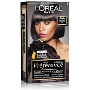 L'Oreal Paris permanent hårfärg lång och ljus täcker 100% vitt hår preferens nyans: Napoli (1.0) brun/svart abin L'Oreal Paris permanent hårfärg lång och ljus täcker 100% vitt hår preferens nyans: Napoli (1.0) brun/svart abin