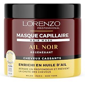 LORENZO PROFESSIONAL Black Garlic Hair Mask (sprött hår) 500 ml LORENZO PROFESSIONAL Black Garlic Hair Mask (sprött hår) 500 ml