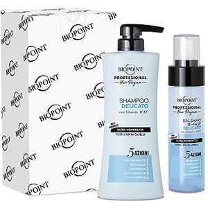 BIOPOINT Professional Hair Program Delikated Kit för frekvent tvätt, innehåller 400 ml schampo + omedelbar tvåfasbalsam utan sköljning 200 ml, lyser upp och reder håret snabbt BIOPOINT Professional Hair Program Delikated Kit för frekvent tvätt, innehåller 400 ml schampo + omedelbar tvåfasbalsam utan sköljning 200 ml, lyser upp och reder håret snabbt