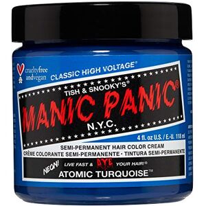 Manic Panic Atomic Turquoise Classic Creme, Vegan, Cruelty Free, Semi Permanent Hair Dye 118 ml Manic Panic Atomic Turquoise Classic Creme, Vegan, Cruelty Free, Semi Permanent Hair Dye 118 ml