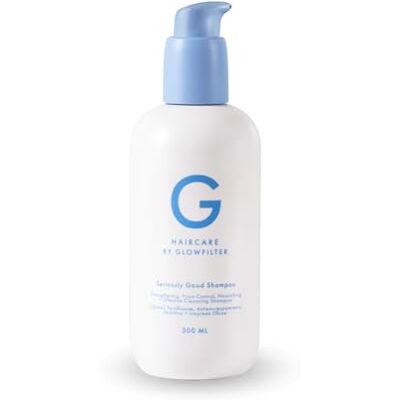 GLOWFILTER Befästande schampo – ger näring och rengör djupt – kontrollerar frizz – glans och mjukhet – 300 ml, vegan – alla hårtyper – allvarligt bra schampo – av Marta Lozano GLOWFILTER Befästande schampo – ger näring och rengör djupt – kontrollerar frizz – glans och mjukhet – 300 ml, vegan – alla hårtyper – allvarligt bra schampo – av Marta Lozano